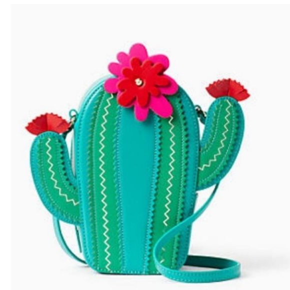 kate spade Handbags - Kate Spade New Horizons Lizard Cactus Crossbody bag purse nwot